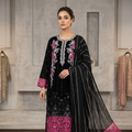 Siyah Gulaab | 3 Pcs Suit | organza